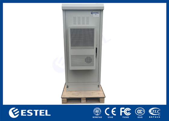 32U Armoir de 19 pulgadas de rack exterior Armoir de telecomunicaciones con PDU y aire acondicionado de 1500W