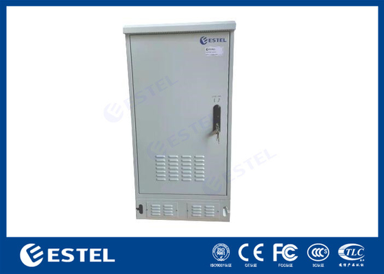 IP55 Pisos de gabinete al aire libre montados con espacio de usuario de 20U con ventiladores en la parte superior