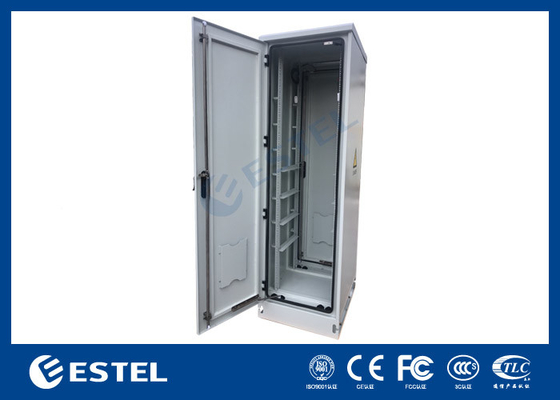 2.5mm Aluminio exterior gabinete de telecomunicaciones 43U Equipo de recubrimiento con LED