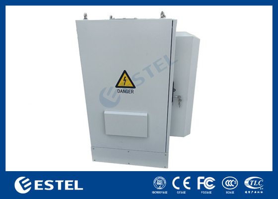 SGCC Cabinet de telecomunicaciones al aire libre de paredes dobles con aire acondicionado y ventilador de 48VDC
