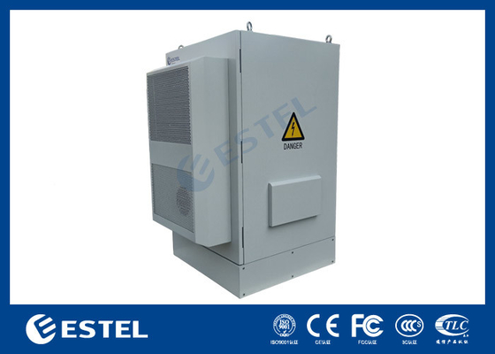 SGCC Cabinet de telecomunicaciones al aire libre de paredes dobles con aire acondicionado y ventilador de 48VDC