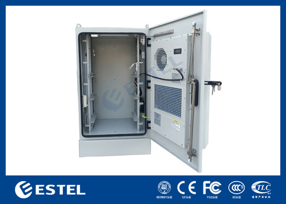 SGCC Cabinet de telecomunicaciones al aire libre de paredes dobles con aire acondicionado y ventilador de 48VDC