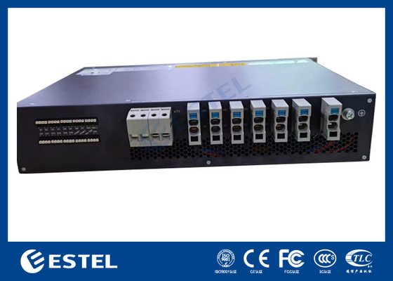 Rectificador montado en bastidor DC48V 90A Alta capacidad 220VAC Rectificador de fase única de telecomunicaciones