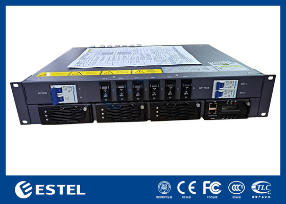 Rectificador montado en bastidor DC48V 90A Alta capacidad 220VAC Rectificador de fase única de telecomunicaciones