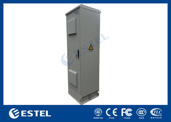 ET6060217A-42U gabinete de comunicación al aire libre 19 pulgadas gabinete con ventilador doble puerta IP55