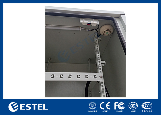 Cabinet de montaje en el suelo exterior 19 pulgadas Rack 45U espacio de usuario con recinto de aire acondicionado